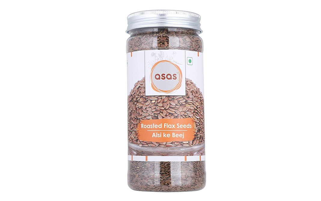 Asas Roasted Flax Seeds (Alsi Ke Beej)   Jar  250 grams